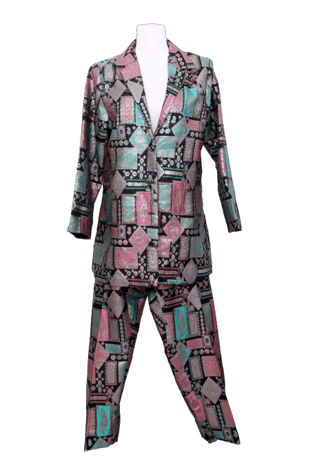 Multicolour Brocade Blazer